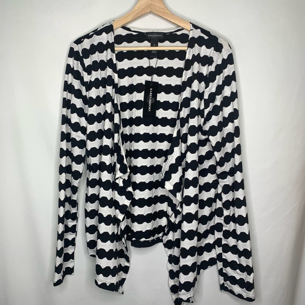 Karen Brooks open front cardigan size Medium NEW